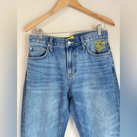 Lee X Smiley men’s Mick comfort tapered jeans size 29x31 In Blue - Picture 7 of 12